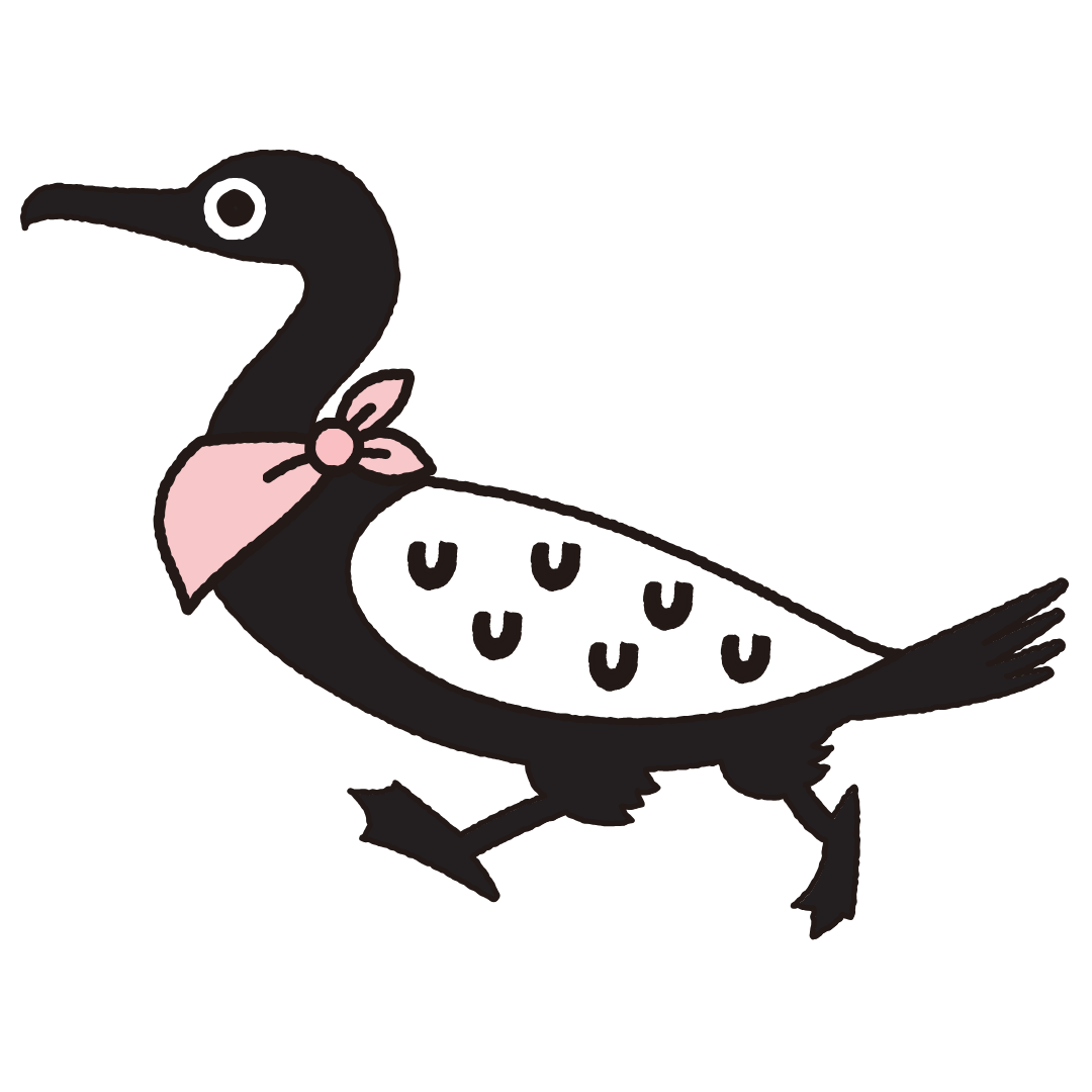 KACHIUの鵜のシンボル